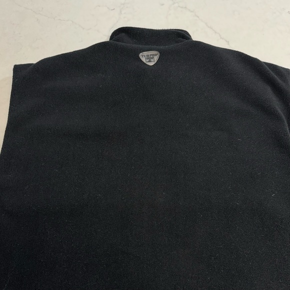 Turfer Sportswear Men’s Reversible Golf  Vest Tan & Black  Size Large - Picture 8 of 9